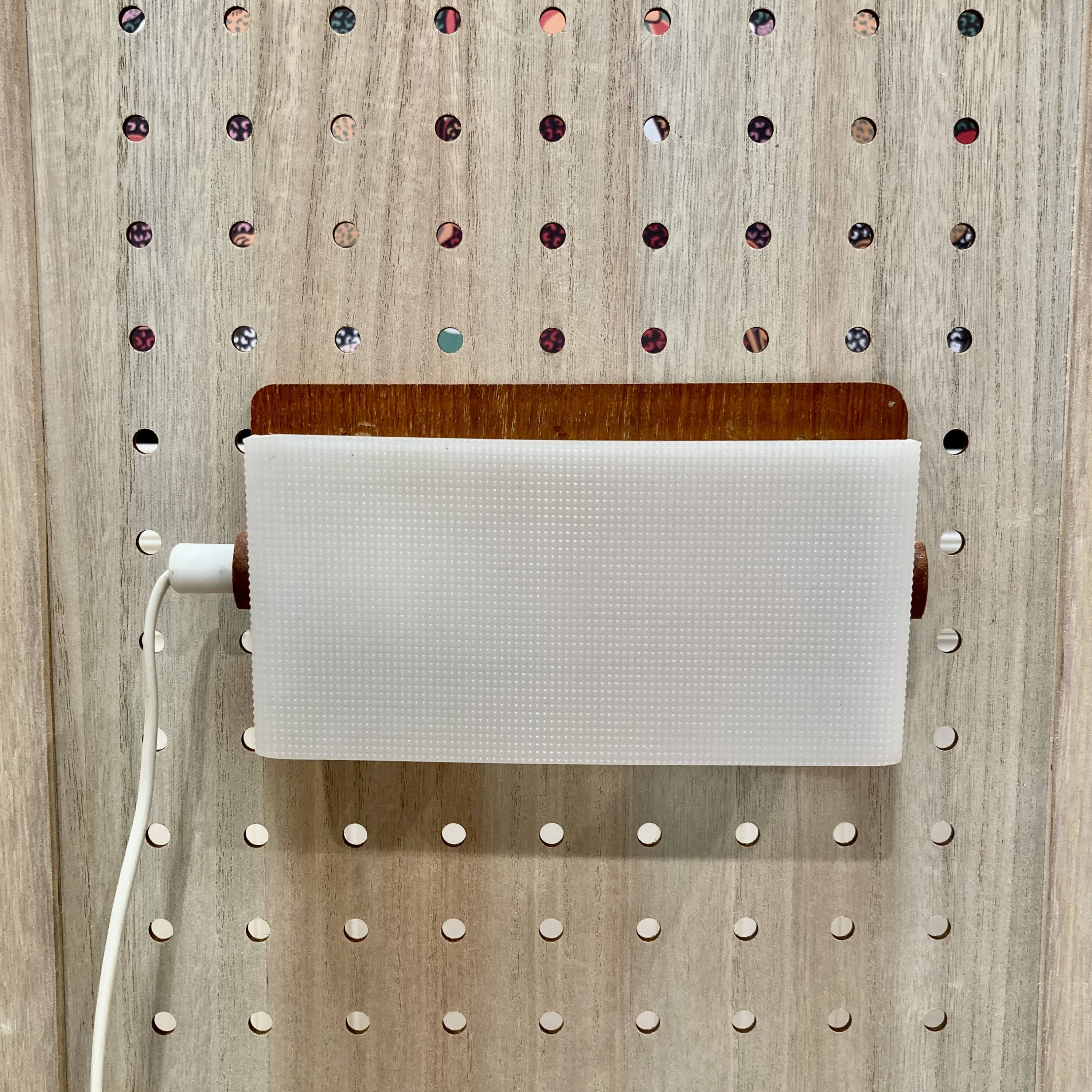 PAIR OF MODULAR SCANDINAVIAN DESIGN WALL LIGHTS 1950.