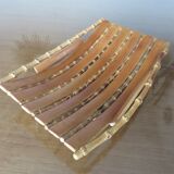 Empty pocket, bamboo basket 60s 70s