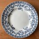 6 antique flat plates in Saint-Amand earthenware (Nord)