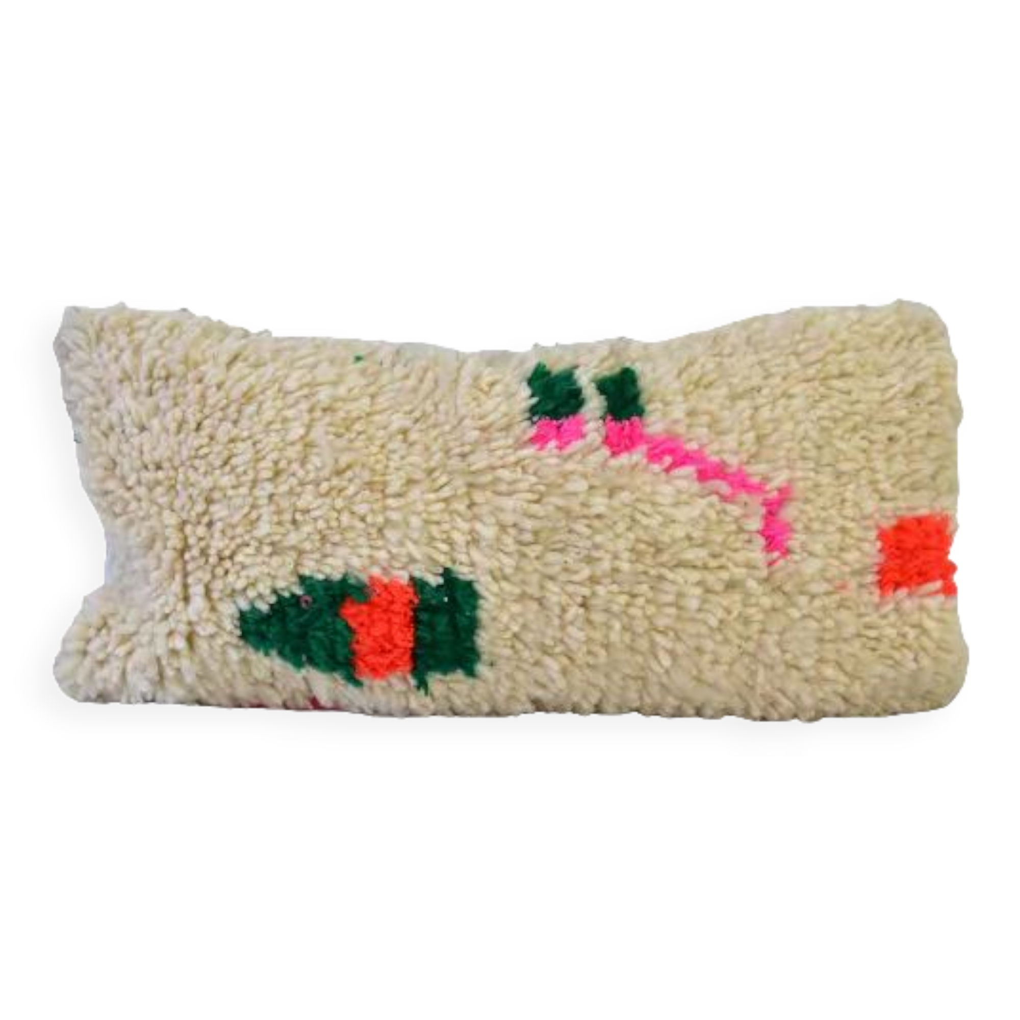 Colorful Moroccan carpet pillow 53x26cm