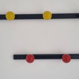 Duo of 4 and 5 ball coat racks