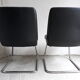 Fauteuil vintage cuir noir