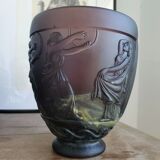 Art Nouveau vase signed Georges de Feure by Daum