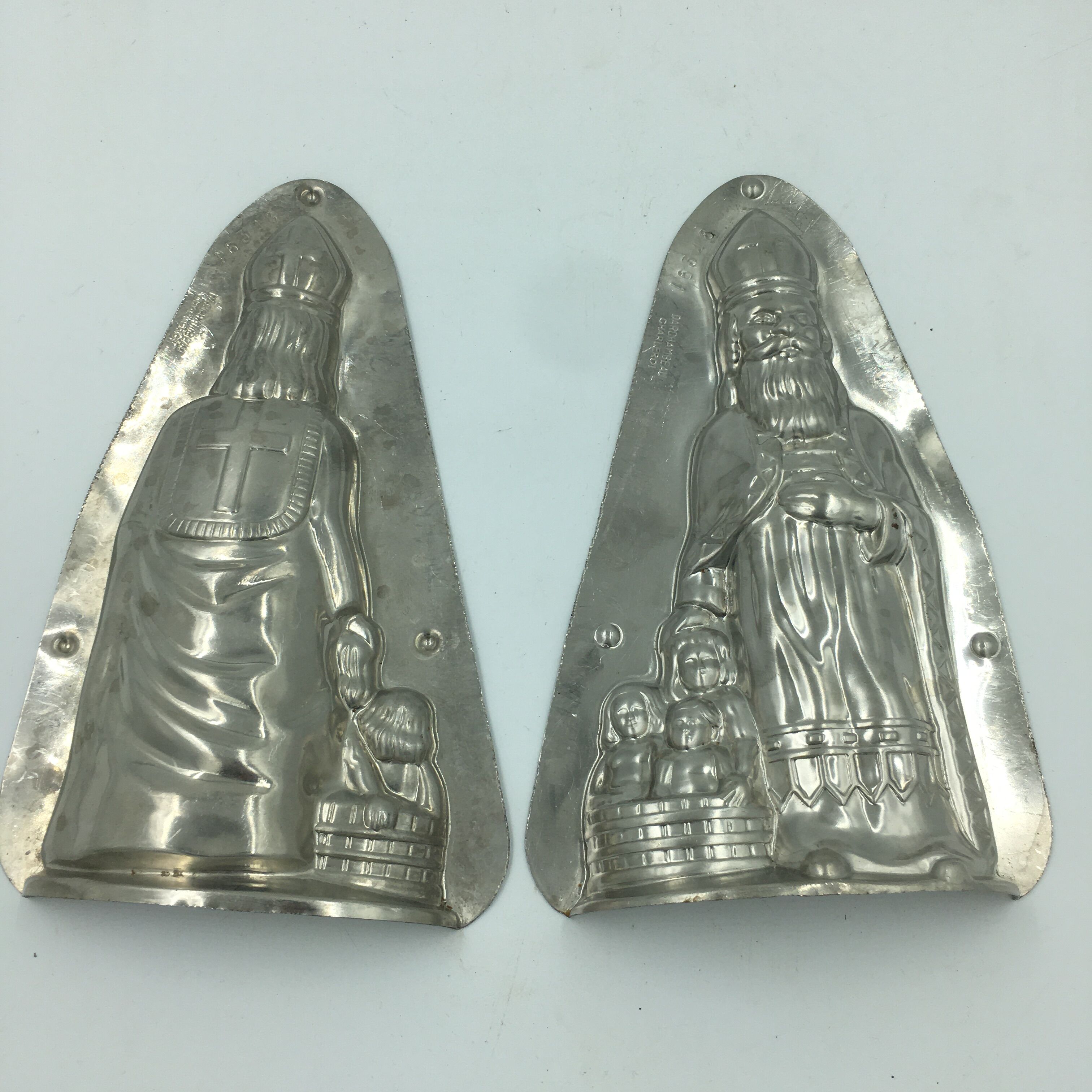 Chocolate mold of St. Nicholas