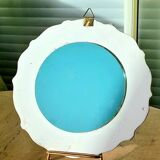 Floral ceramic mirror