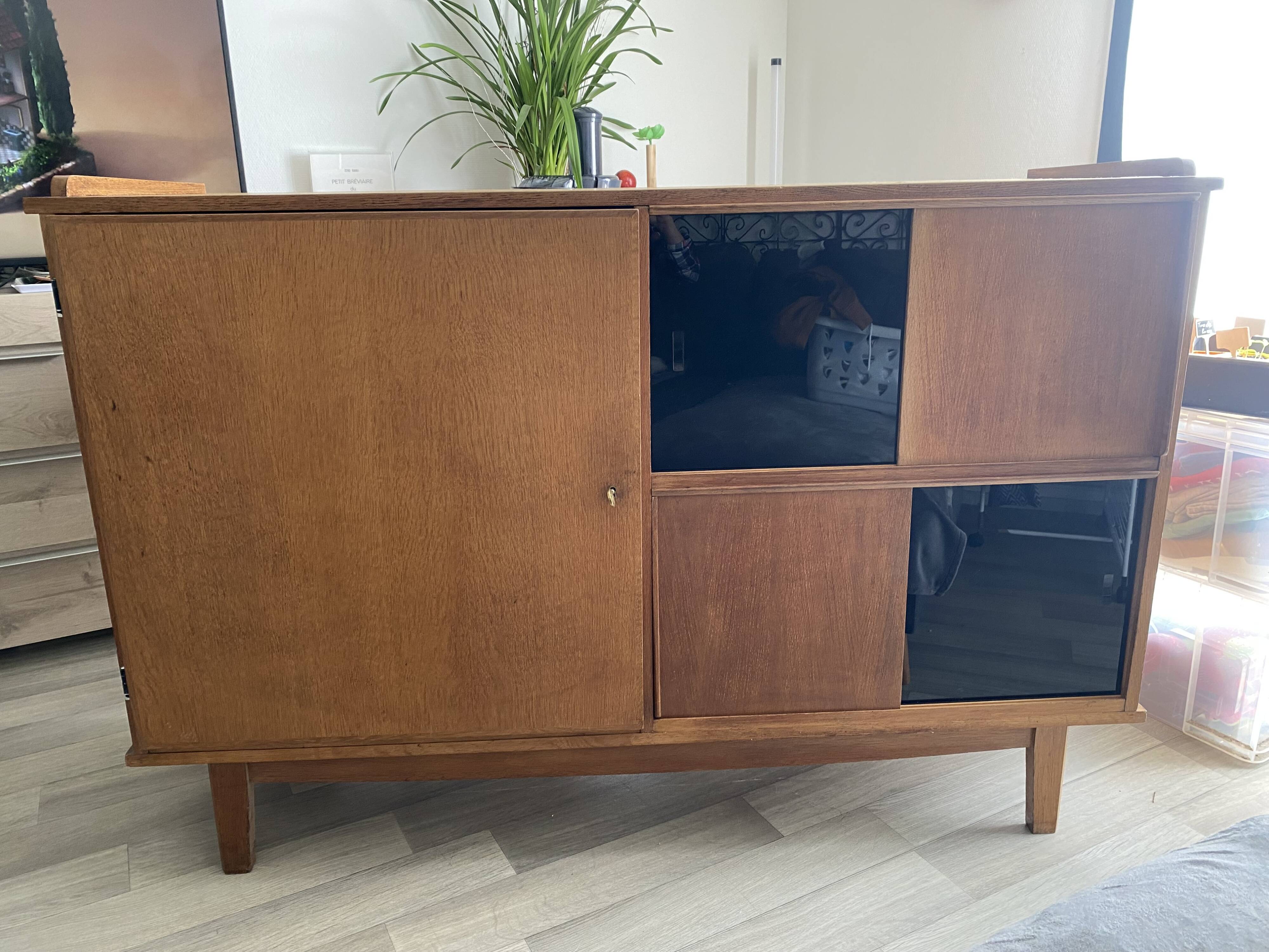 Buffet enfilade vintage Claude Vassal