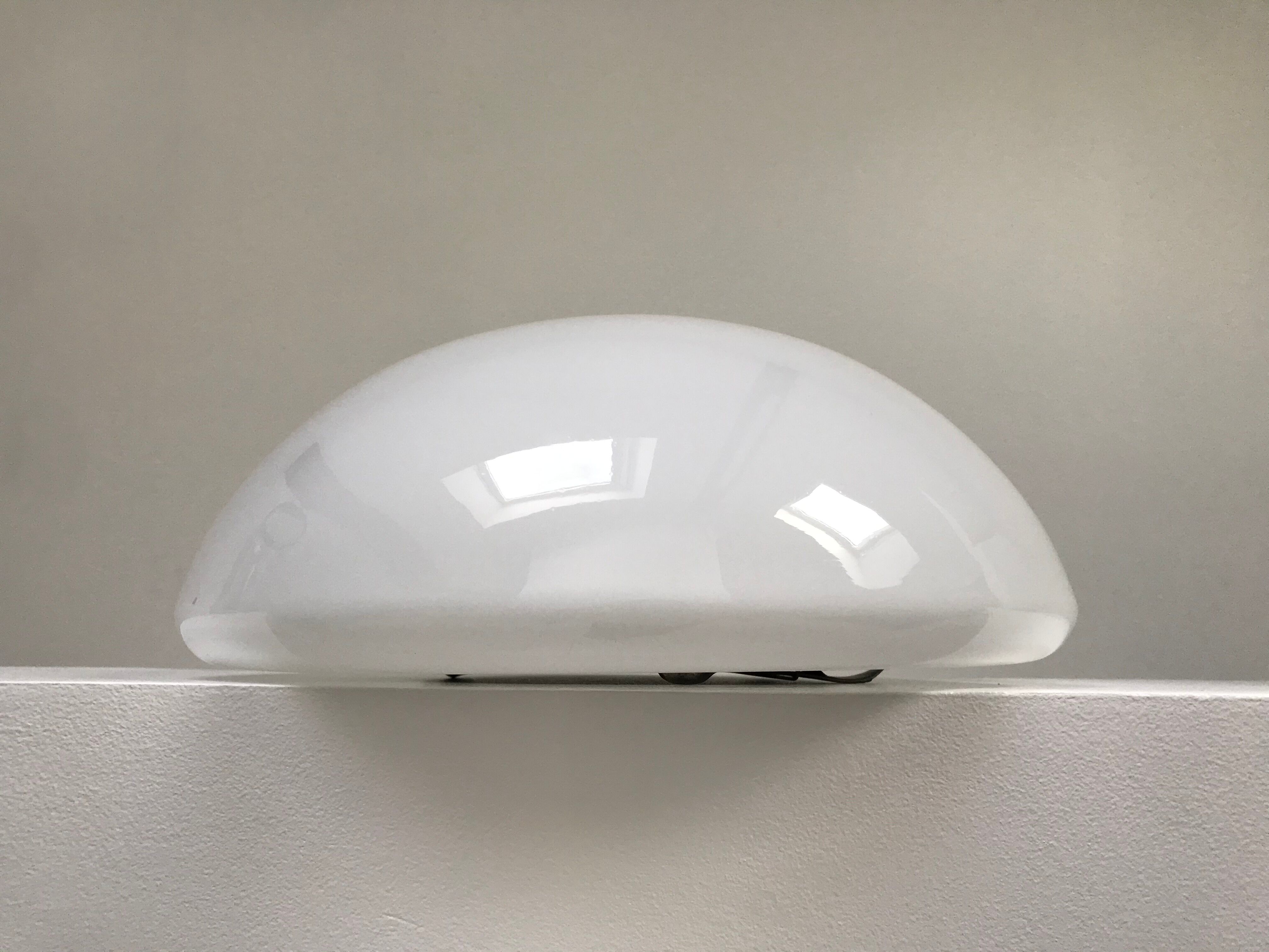 Large glass applique or ceiling light