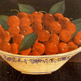 Small still life with cherries