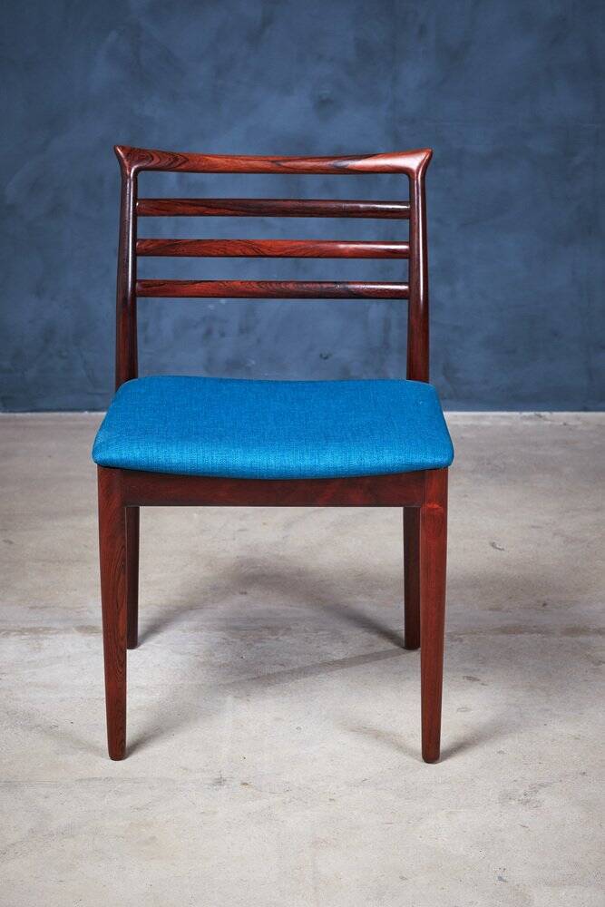Dining Chairs in Rosewood by Erling Torvits for Sorø Stolfabrik, Denmark, 1960s, Set of 6