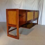 Scandinavian teak line sideboard