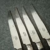 Suite of 4 Napoleon III table knives