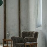 Nesting tables in oak, made by a Danish cabinetmaker, mid-century modern, 1960s.