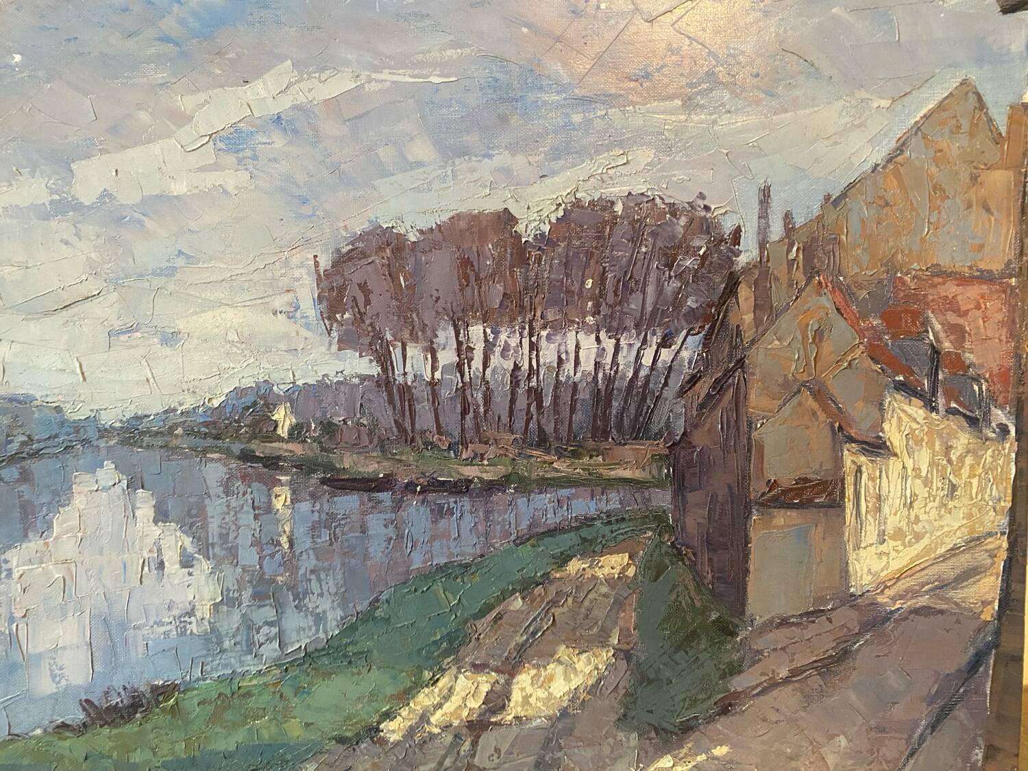 Paysage du val de marne signé