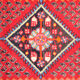 Vintage persian runner rug long handwoven oriental wool carpet - 74x300cm