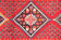 Vintage persian runner rug long handwoven oriental wool carpet - 74x300cm