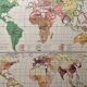 Map and photographic plate on human races from 1951