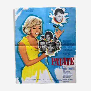 Affiche cinéma originale "Patate" Sylvie Vartan 43x54cm 1964