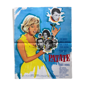 Affiche cinéma originale "Patate" Sylvie Vartan 43x54cm 1964