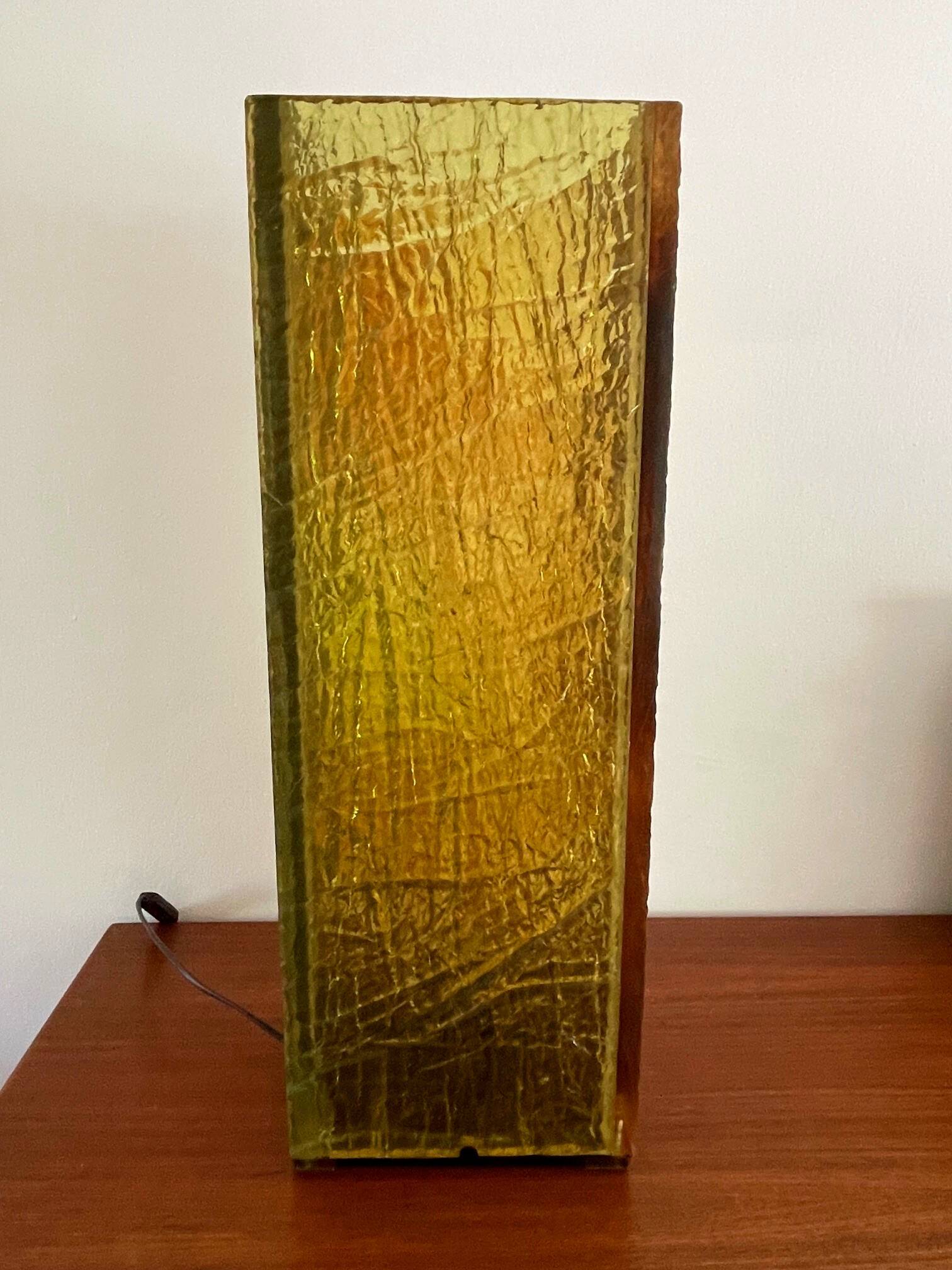 Design lamp in plexiglass