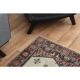 1970s Vintage Turkish Oushak Handmade Wool Cotton Red Runner Rug 78x307