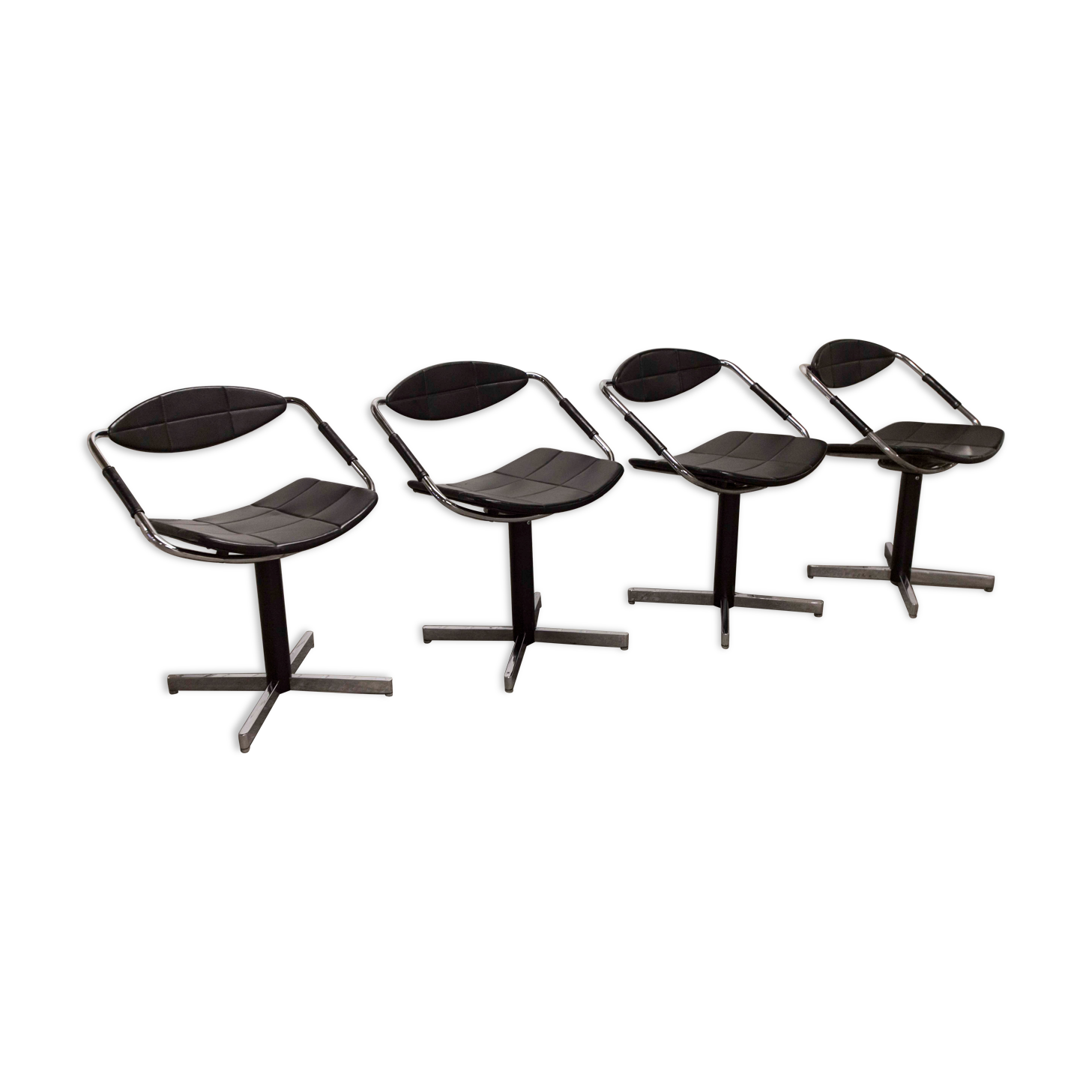 Set of 4 chairs armchairs Steiner model unesco 1962
