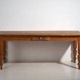 Antique long solid wood table (c.1920) #53