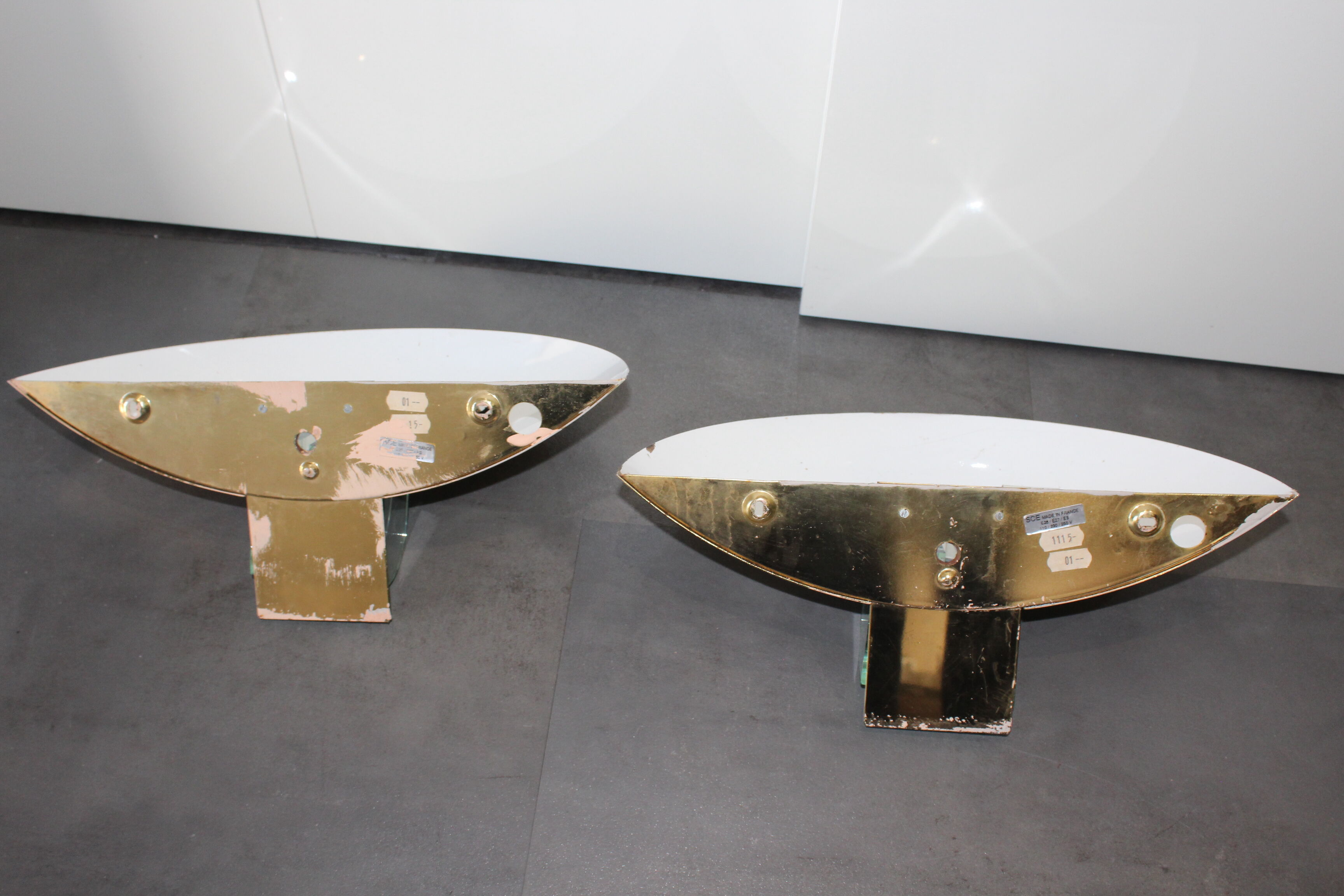 Vintage sconces 1980 design