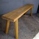 Bench 140 cm old solid wood with patina