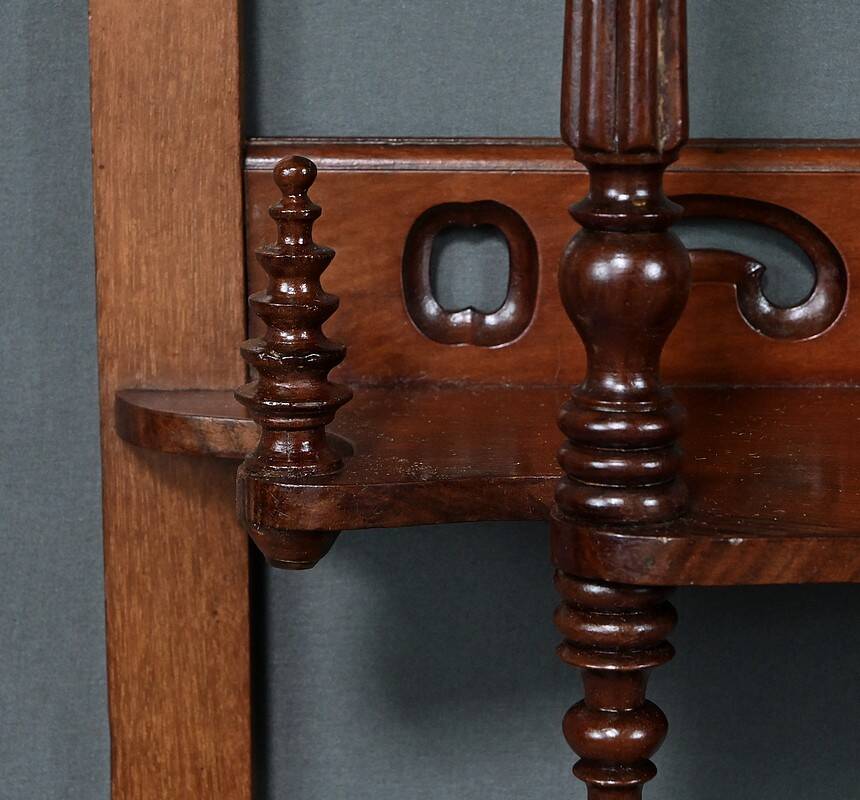 Mahogany Wall Shelf, Louis-Philippe Period – Mid-19th Century