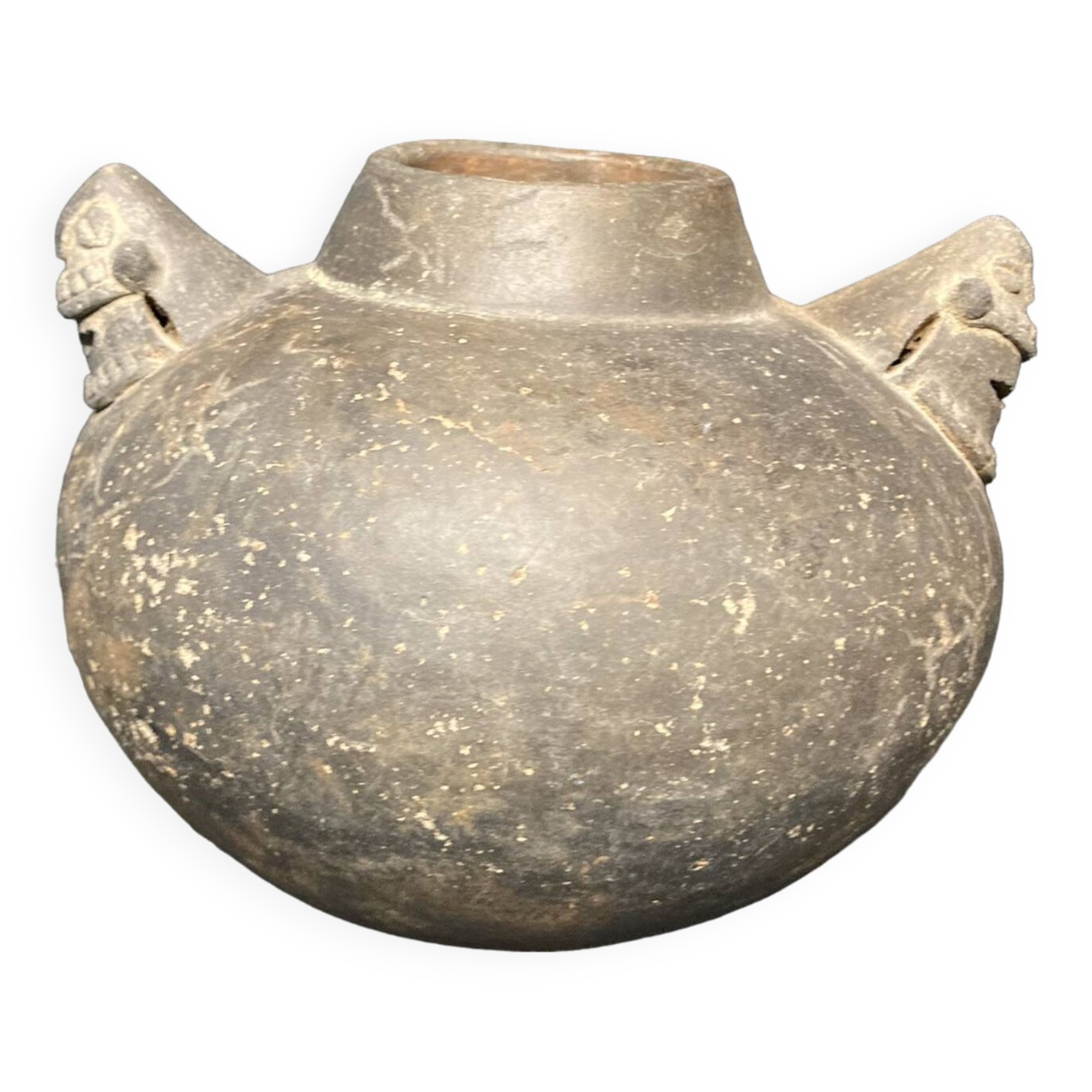 Ethnic art terracotta pot Coclé Panama early 20th century