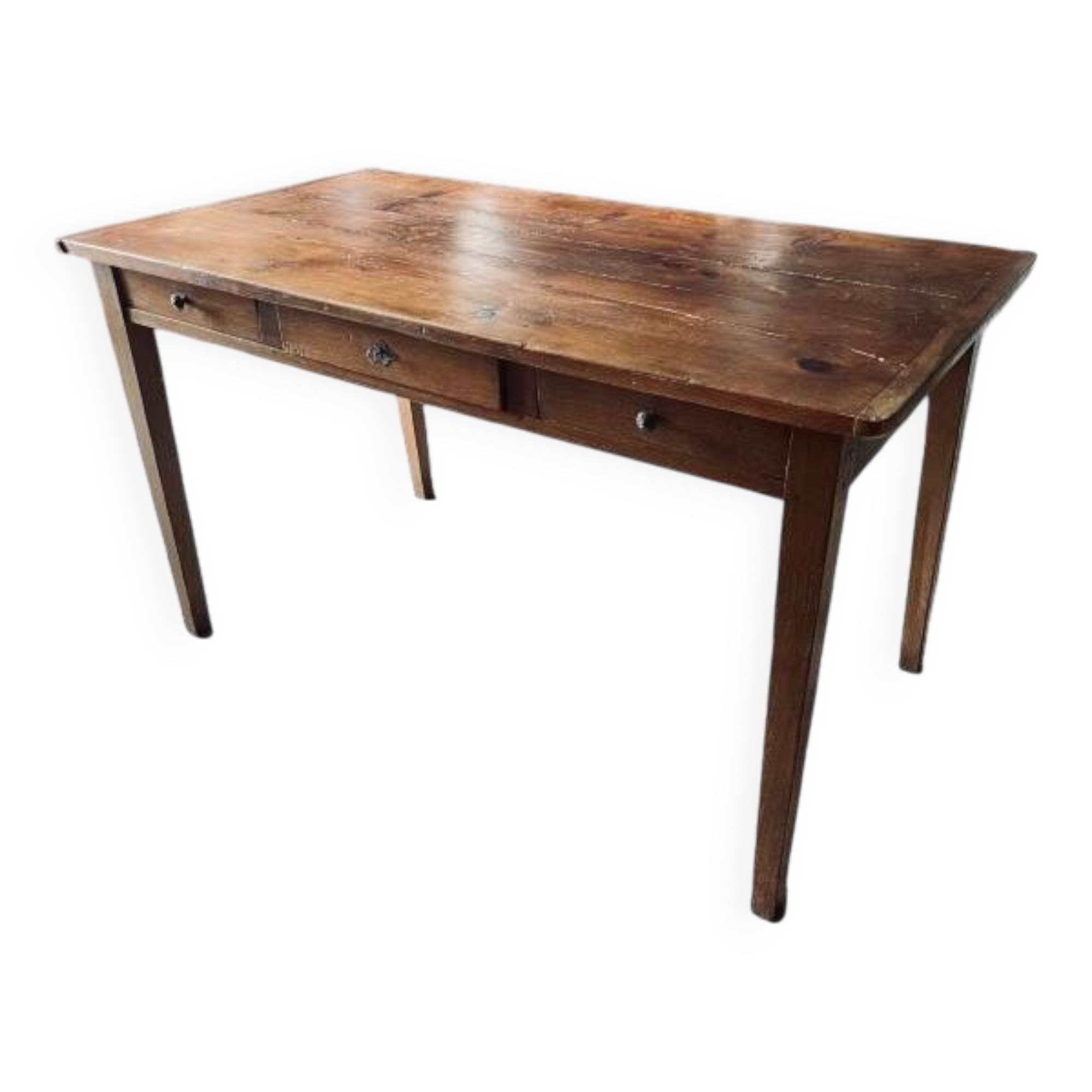 Old desk table with drawers