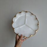 Vintage opaline servant with gilding