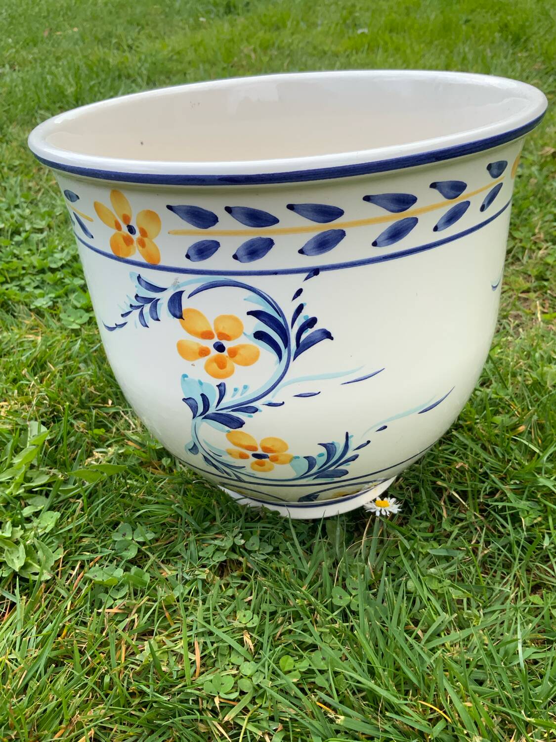 Vintage handcrafted planter