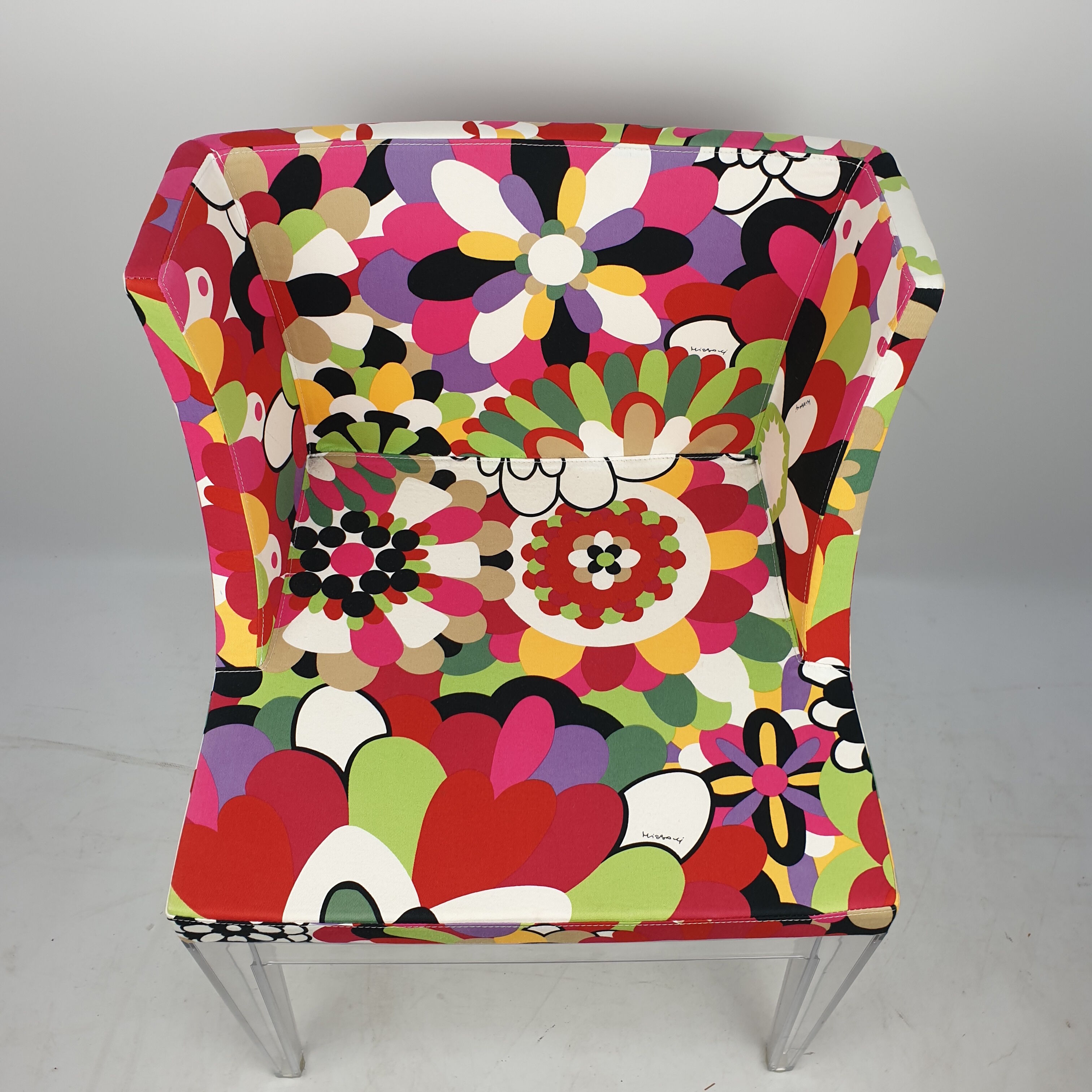 Kartell Mademoiselle Missoni chair by Philippe Starck for Kartell, 2000