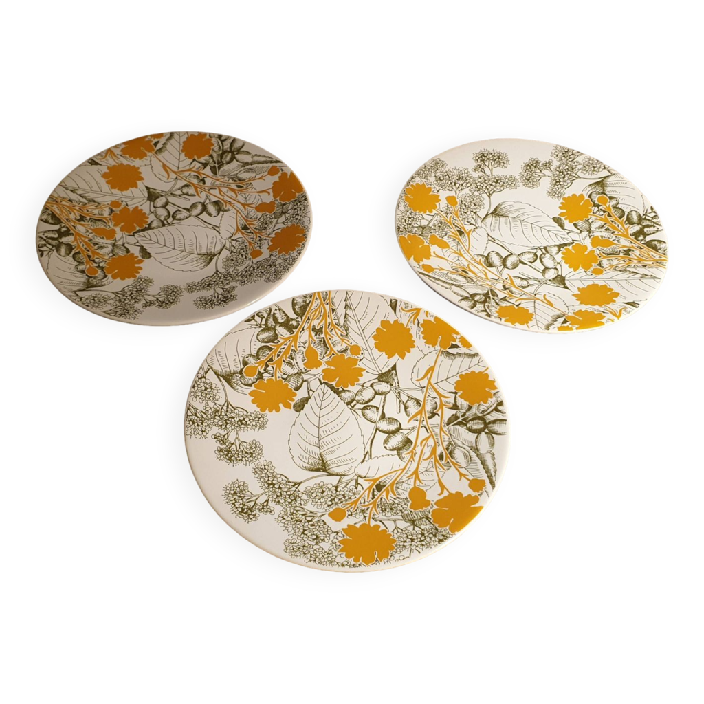 Lot Geneviève Lethu Grains De Riz - 3 Assiettes Dessert + 2 Coupelles + 1 Bol - Porcelaine Blanche - Occasion