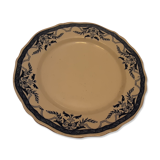 Flat cake faience luneville keller and guerin model villeray