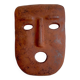 Italian terracotta mask, 1960s