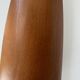 XL vintage wall lamp, thermoformed wood, France, 1970