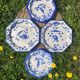 Assiettes martres tolosane signées