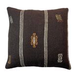 Vintage turkish kilim cushion cover , 55 x 55 cm