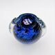 Murano Vase Sommerso Bullicante Cobalt Blue 1960s