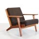 Oak Hans Wegner GE290 armchair for Getama