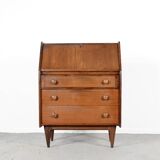Vintage Danish Style Bureau / Cabinet In Afromosia By A. Younger