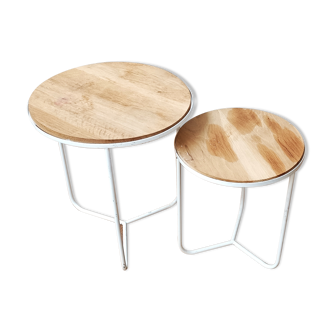 Paire de tables d'appoint