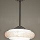 Art Deco XL pendant lamp in Clichy glass circa 1920