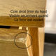 Commode années 60 pieds compas rénovée