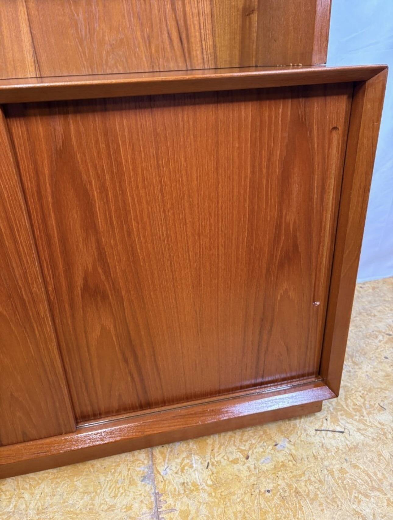 Mid Century Retro Teak Wall Unit / Bookcase by Poul Hundevad (1960s)  A fan