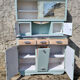 Buffet Mado, restyled, green blue N°84, F&B, vintage, 50s