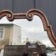 Wooden and stucco mirror, Dutch style