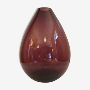 Vase violet années 70